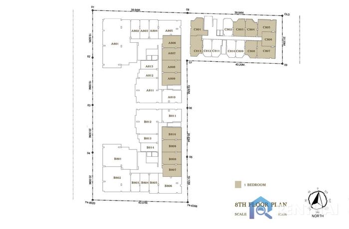 Floor Plans - 8TH-1BR