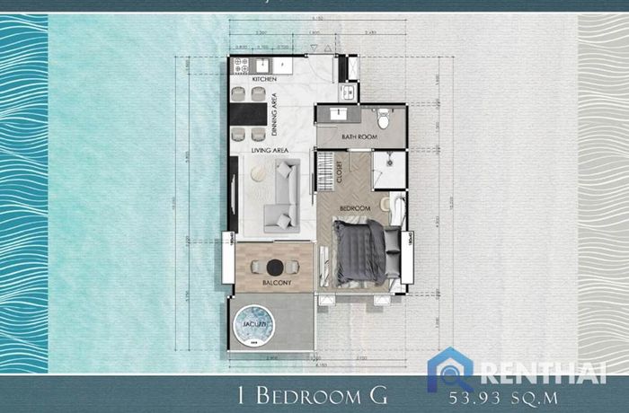 แปลนห้อง - 1BR-G